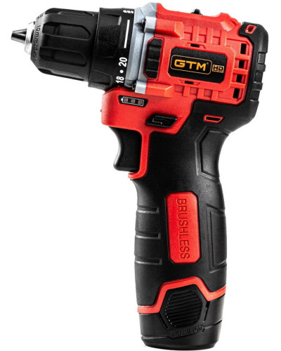 Аккумуляторная Дрель-Шуруповерт GTM DS12/38BL - Цепкий Малыш!