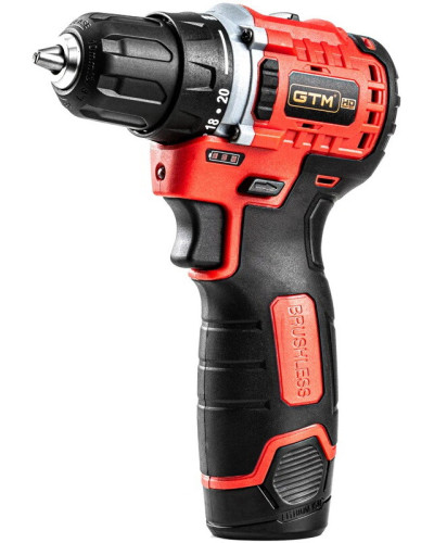 Аккумуляторная Дрель-Шуруповерт GTM DS12/38BL - Цепкий Малыш!