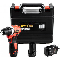 Аккумуляторная дрель-шуруповерт GTM DS12/38BL (2896)