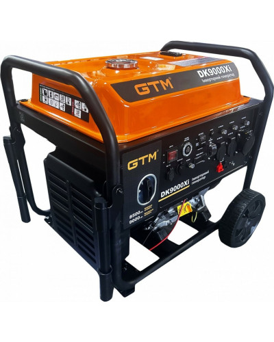Генератор инверторный GTM DK9000Xi - до 14 часов непрерывной работы