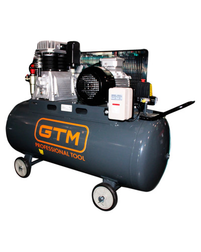 Поршневой воздушный компрессор GTM KCH2090-200L - промышленный, мощный, 200 л!