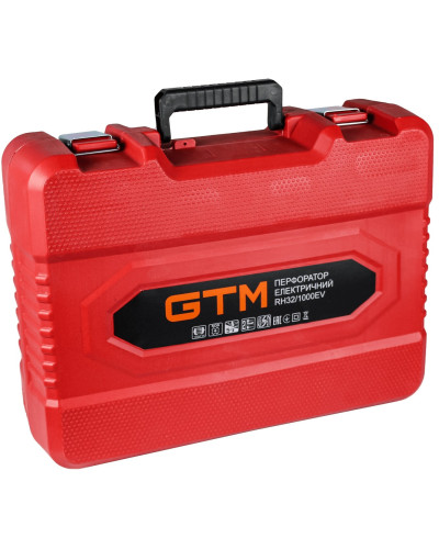 Перфоратор GTM RH32/1000EV - Мощность 1000 Вт, 4.8 Дж!