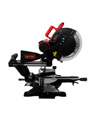 Торцовочная пила GTM HM1245 - 2000 Вт, с протяжкой и лазером! Торцовочная пила GTM HM1245 - 2000 Вт, с протяжкой и лазером!